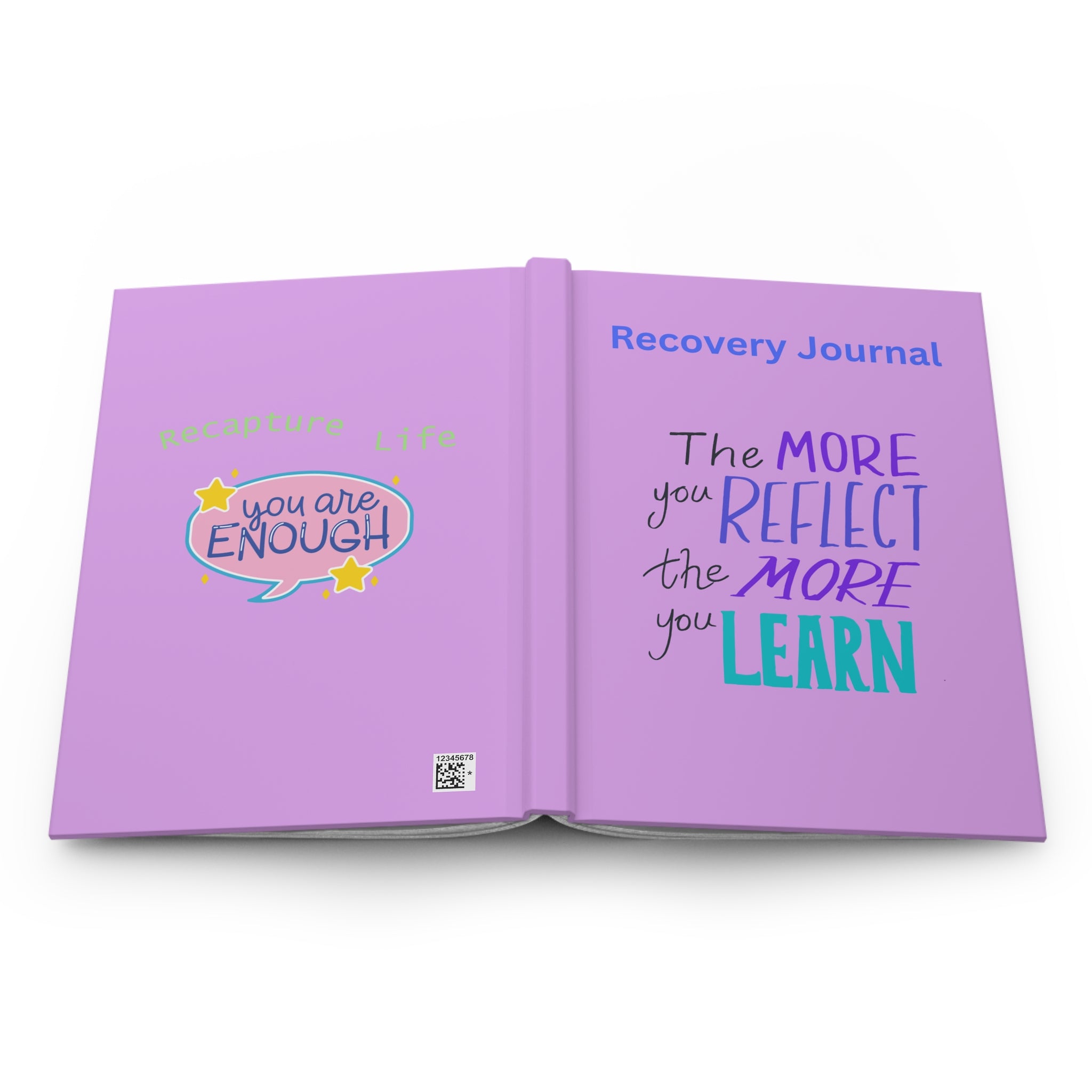 Hardcover Recovery Journal – Inspirational Lined Notebook