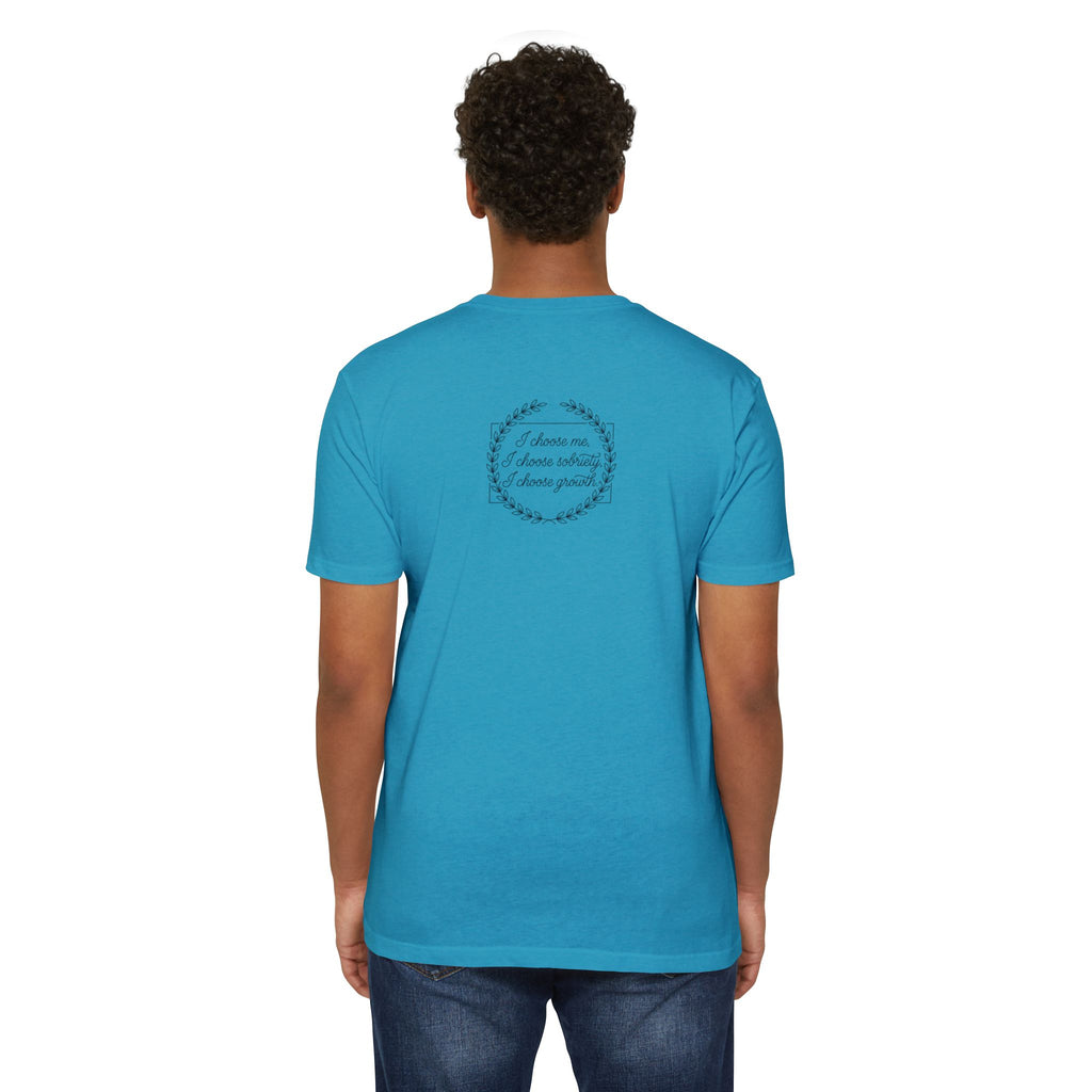 Sobriety And Self-Growth Yoga T-Shirt – Mindful Quote