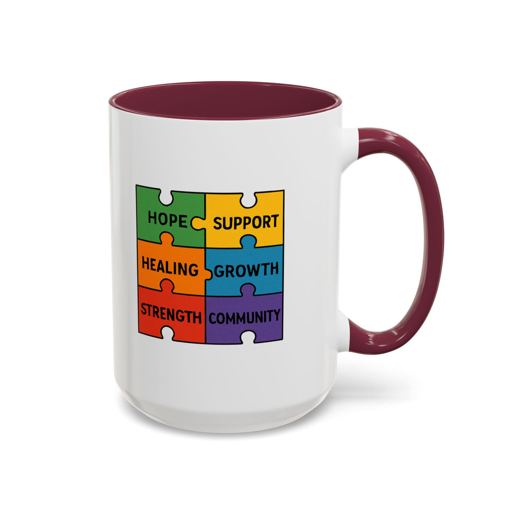 Recovery Support Mug — "Stay Sober, Stay Inspired" (11oz & 15oz)