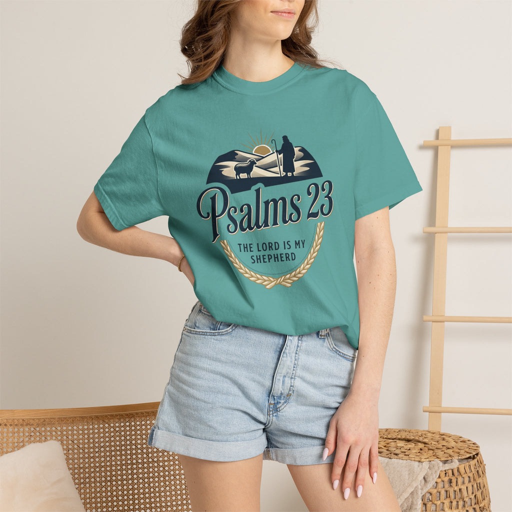 Psalm 23 Christian T-Shirt – Wear Your Faith Daily