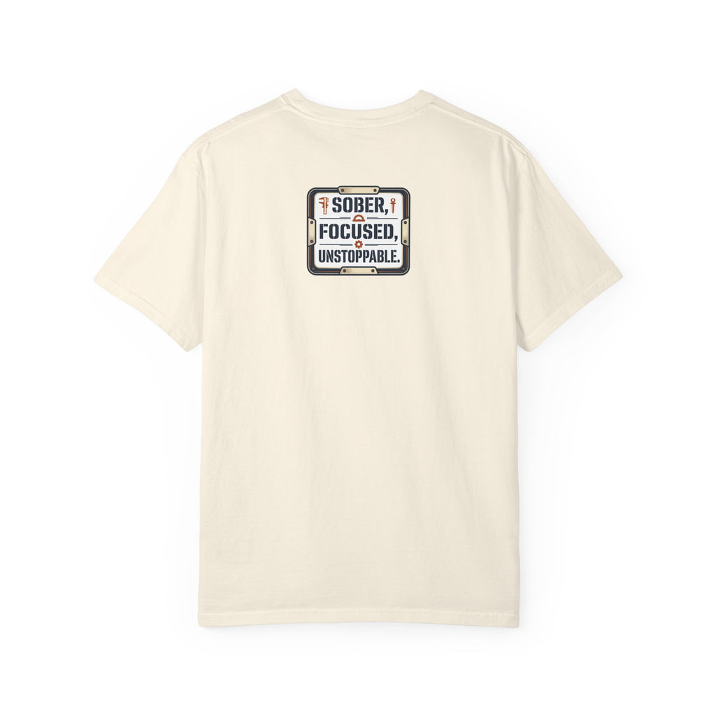 Sober Focused Unstoppable Graphic Tee – Relaxed Fit