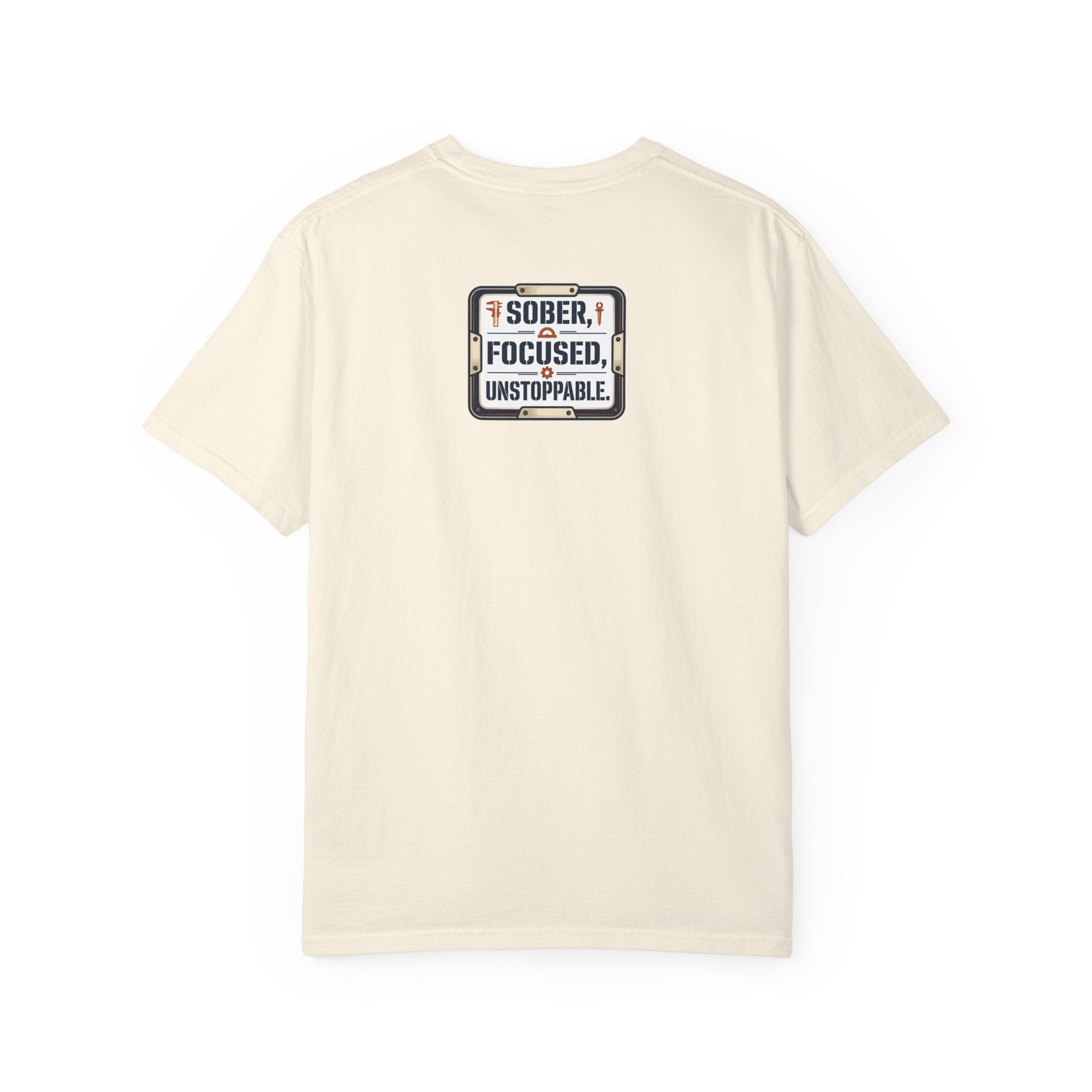 Sober Focused Unstoppable Graphic Tee – Relaxed Fit