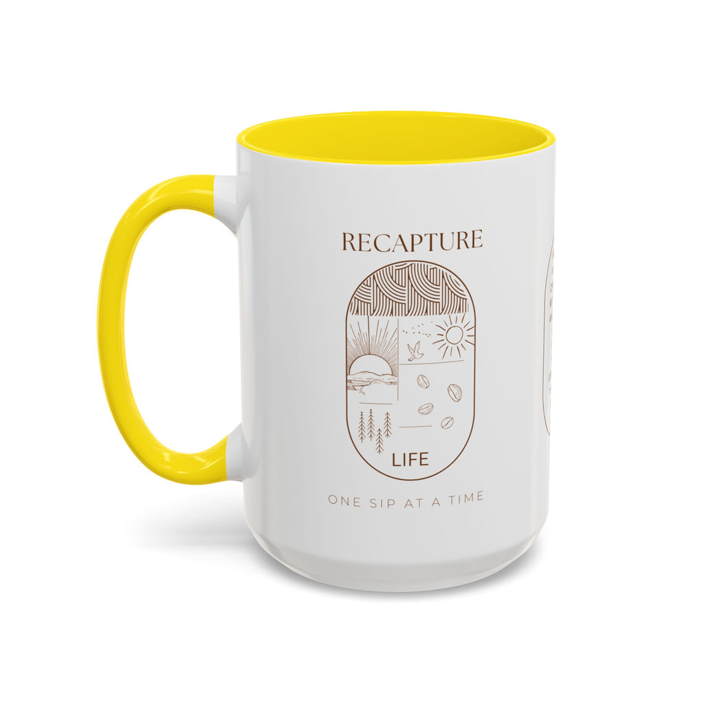 Thankful for Being Sober Recovery Accent Coffee Mug