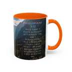 Philippians Bible Verse Mountain Mug – Ceramic Accent Cup