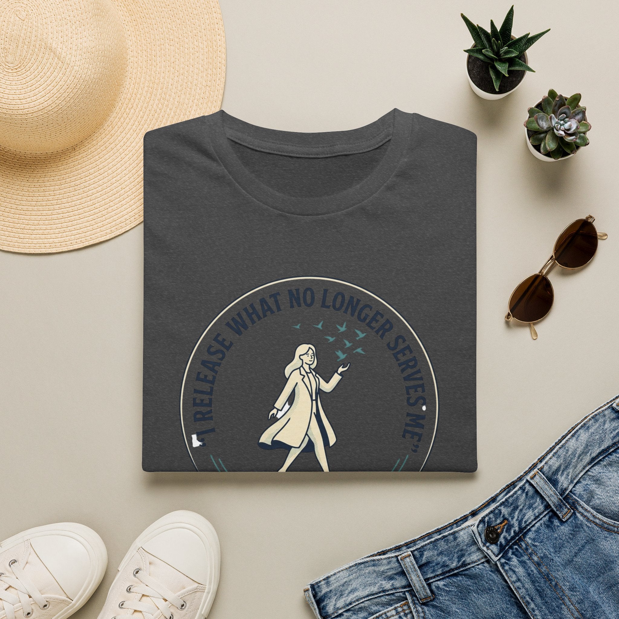 Release What No Longer Serves Me Mindful Cotton T-Shirt
