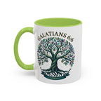 With Godliness There Is Contentment Christian Mug