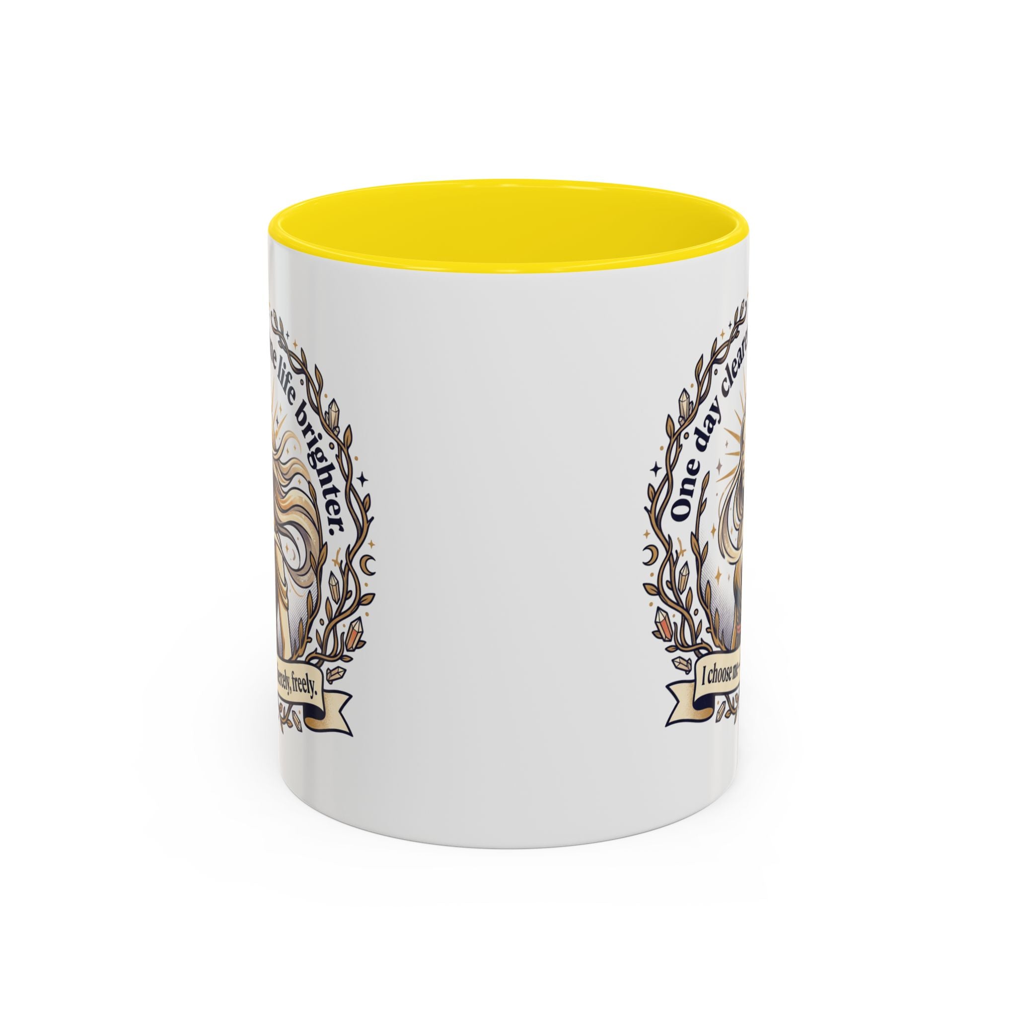Inspirational Feminine Coffee Mug – Motivational Quote Design