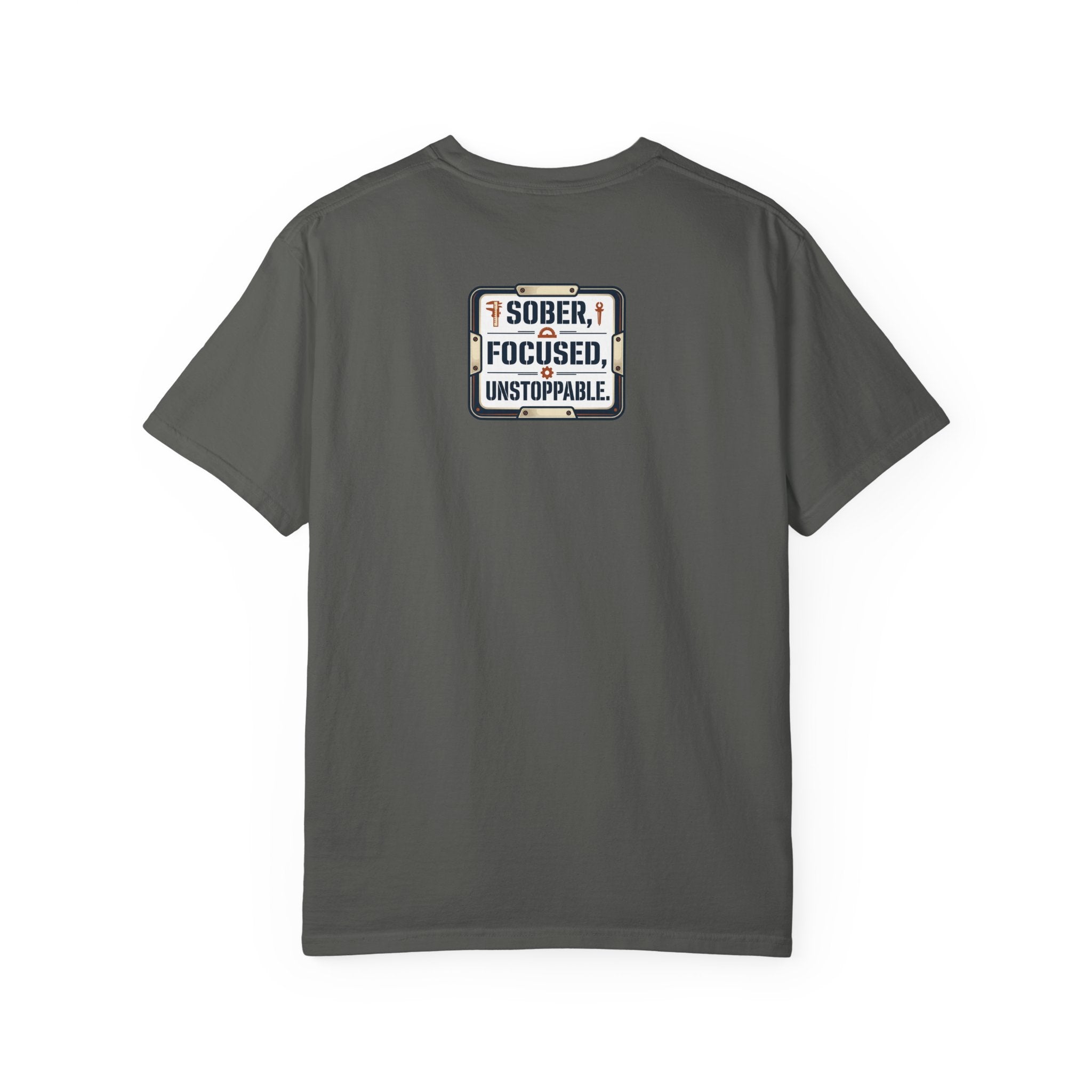 Sober Focused Unstoppable Graphic Tee – Relaxed Fit