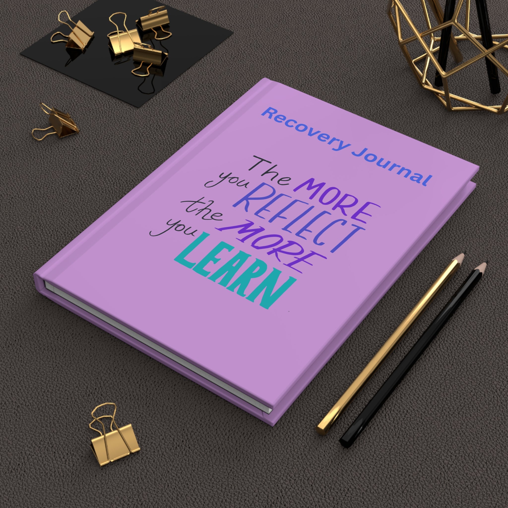 Hardcover Recovery Journal – Inspirational Lined Notebook