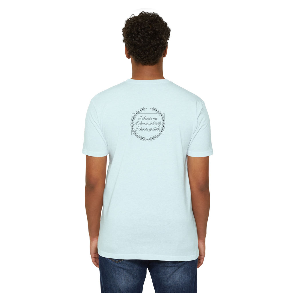 Sobriety And Self-Growth Yoga T-Shirt – Mindful Quote
