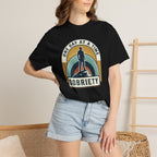 Living Sober Grateful Reminder Heavyweight T-Shirt