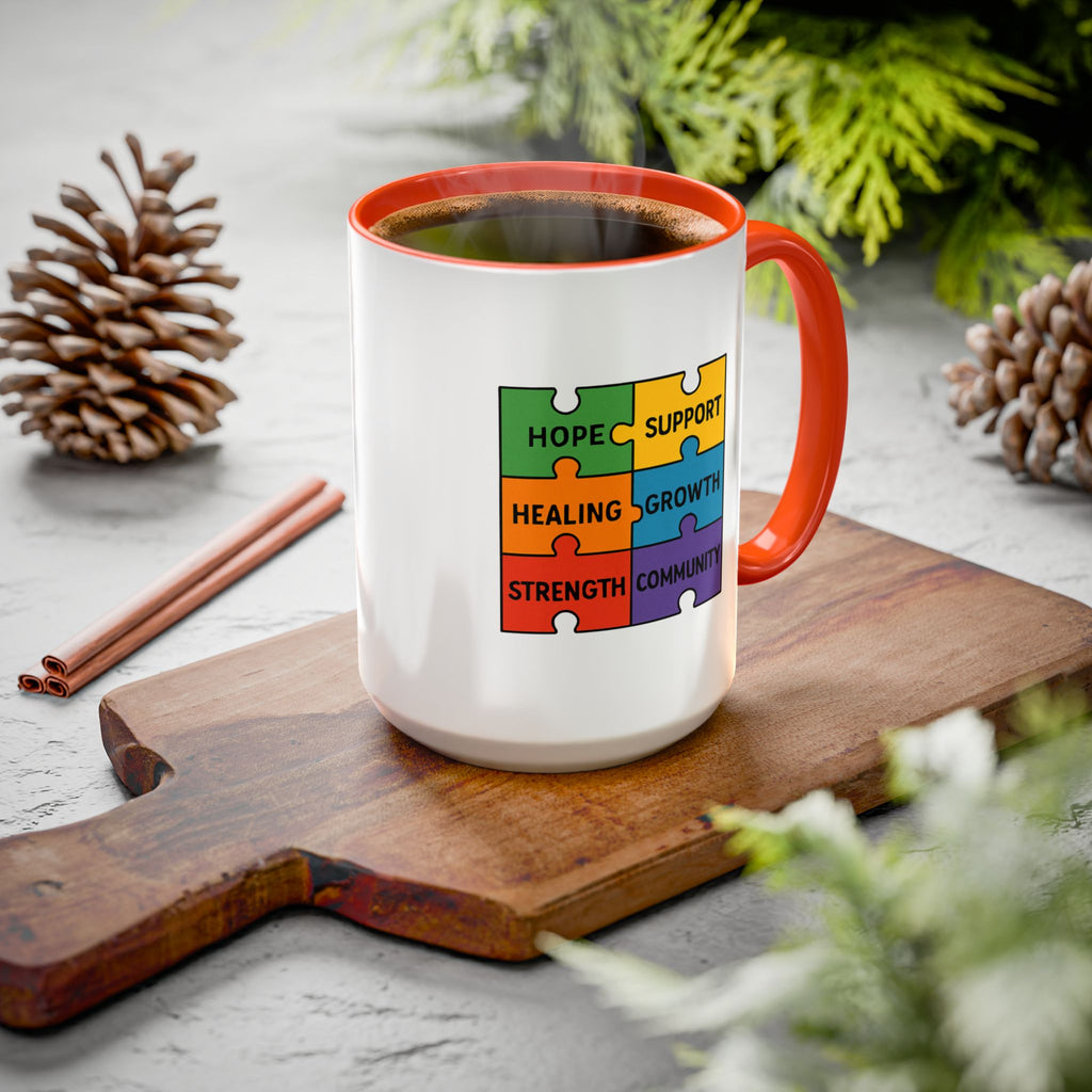 Recovery Support Mug — "Stay Sober, Stay Inspired" (11oz & 15oz)
