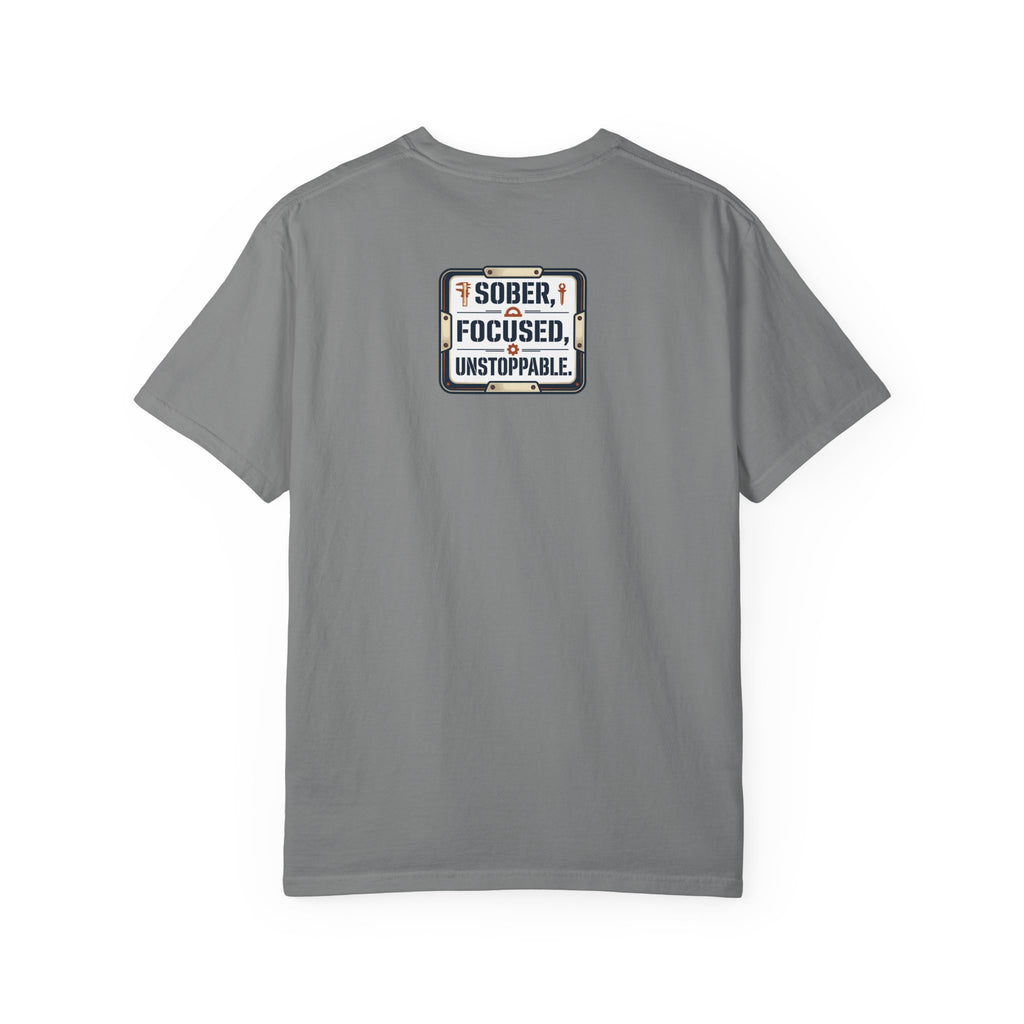 Sober Focused Unstoppable Graphic Tee – Relaxed Fit