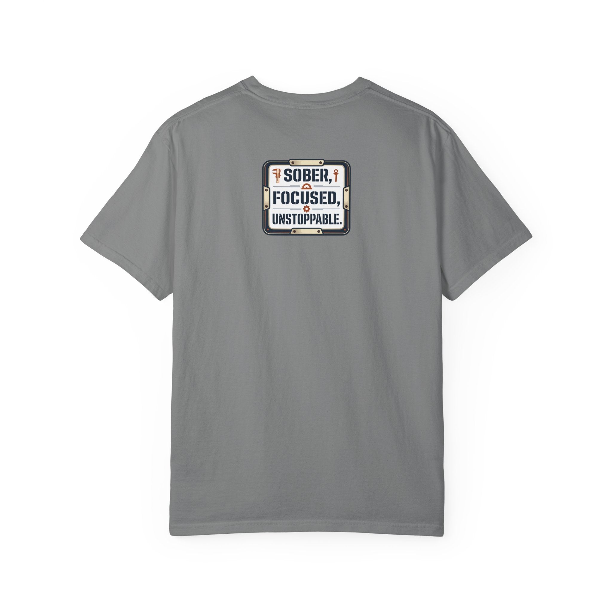 Sober Focused Unstoppable Graphic Tee – Relaxed Fit