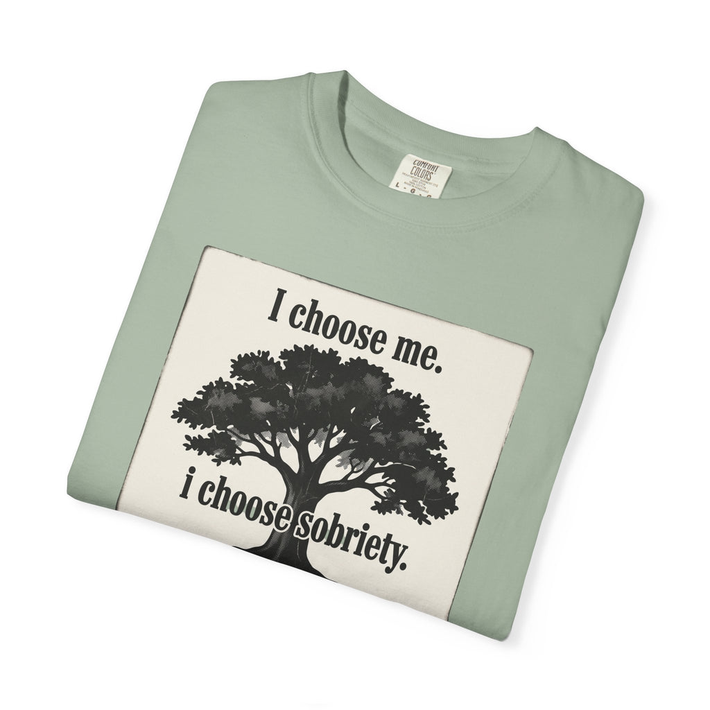 Sobriety Recovery T-Shirt – I Choose Me Tree Design