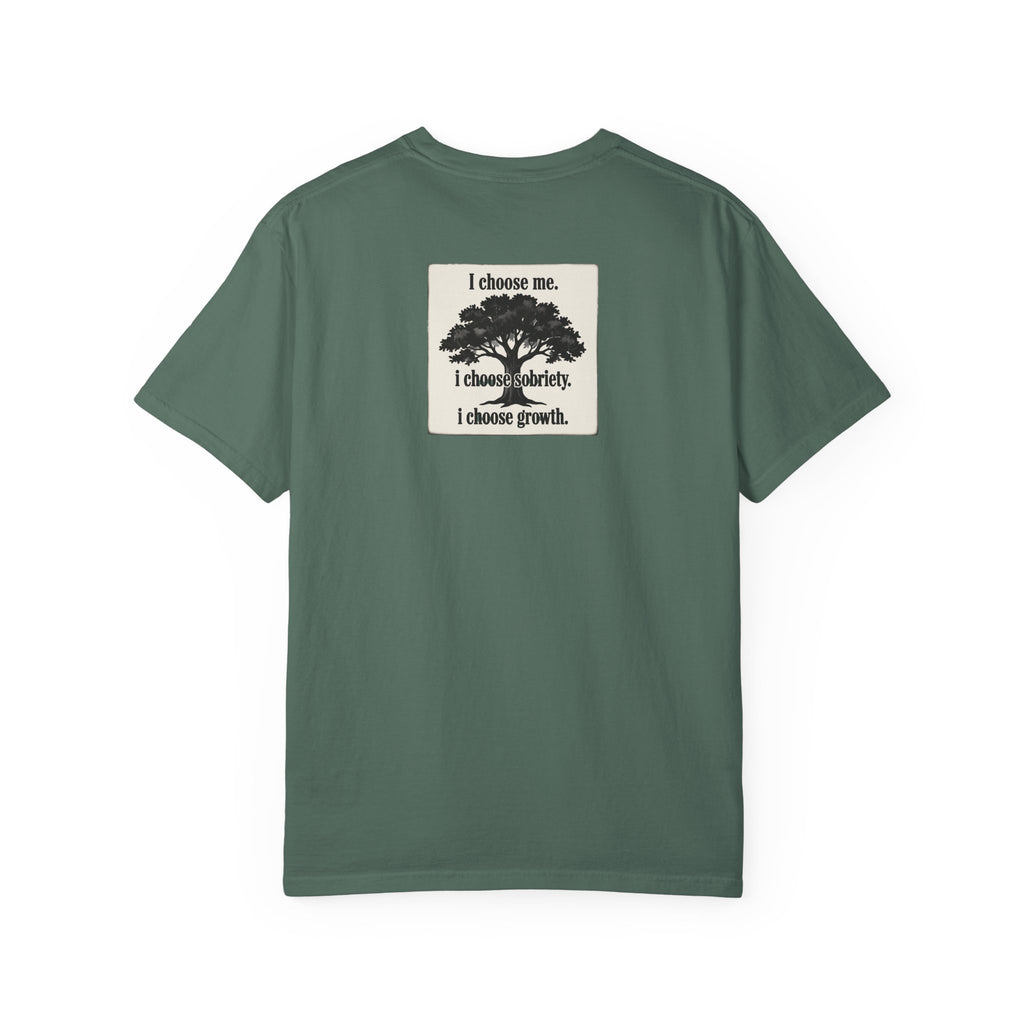 Sobriety Recovery T-Shirt – I Choose Me Tree Design