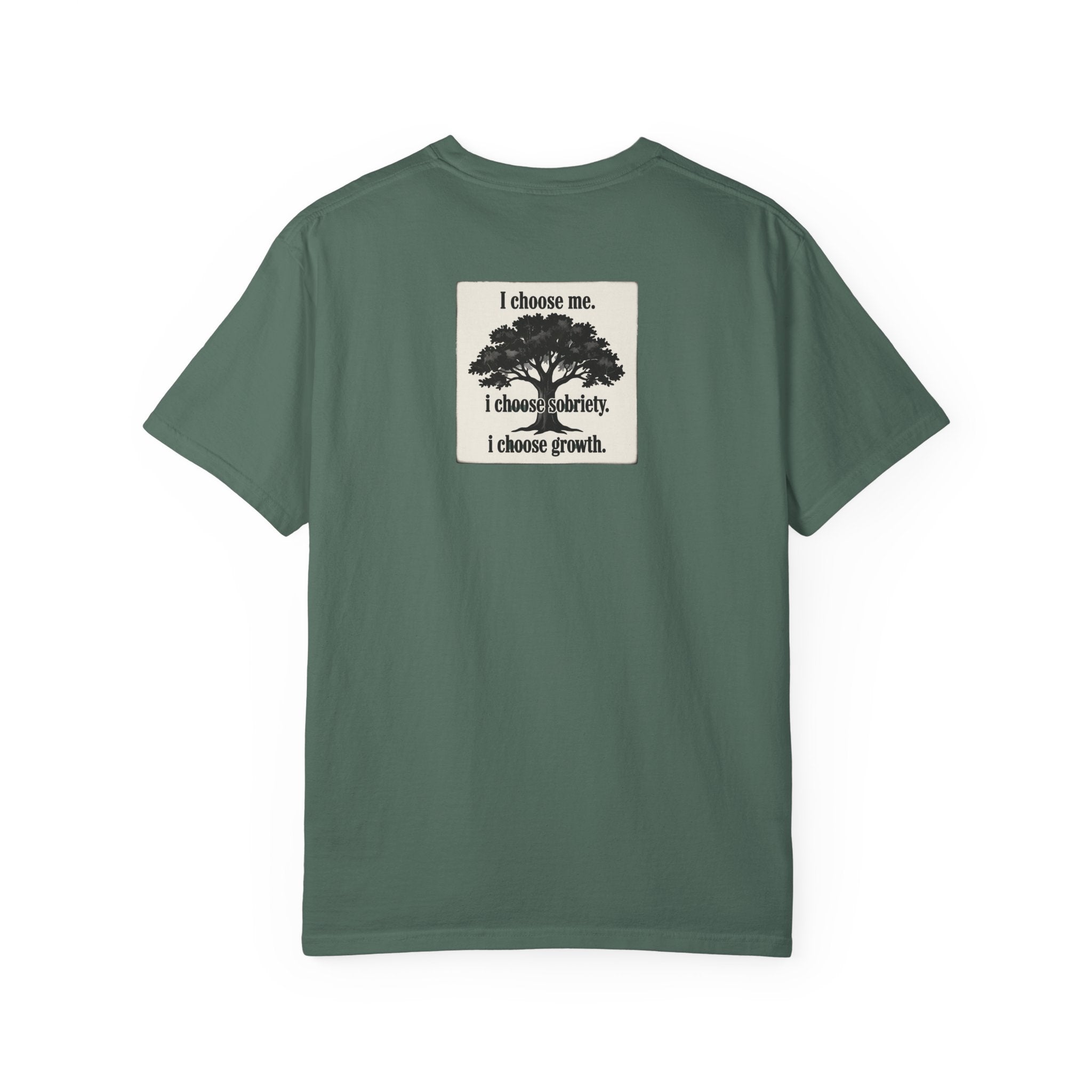 Sobriety Recovery T-Shirt – I Choose Me Tree Design
