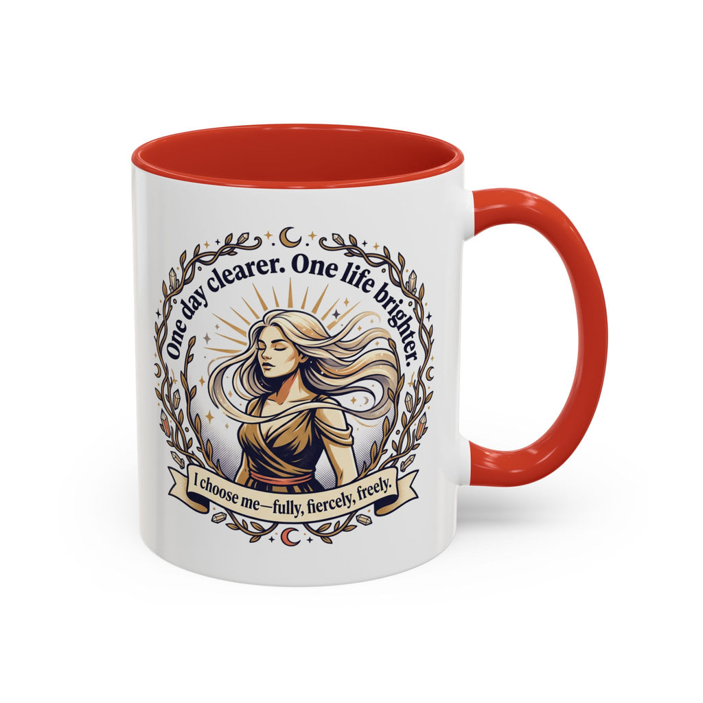Inspirational Feminine Coffee Mug – Motivational Quote Design