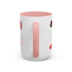 Motivational Sticker Collage Coffee Mug – Ceramic Accent