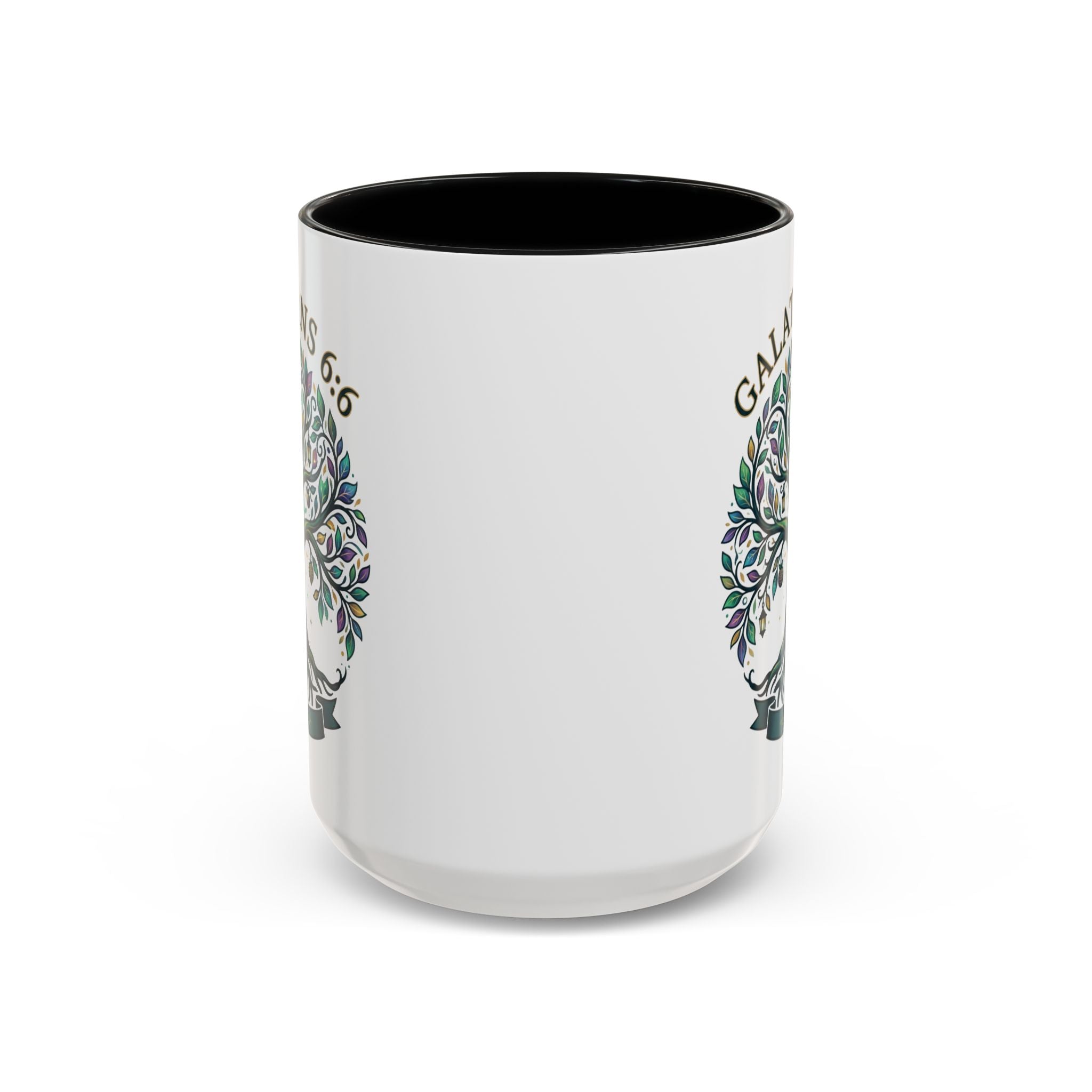 With Godliness There Is Contentment Christian Mug