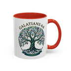 With Godliness There Is Contentment Christian Mug