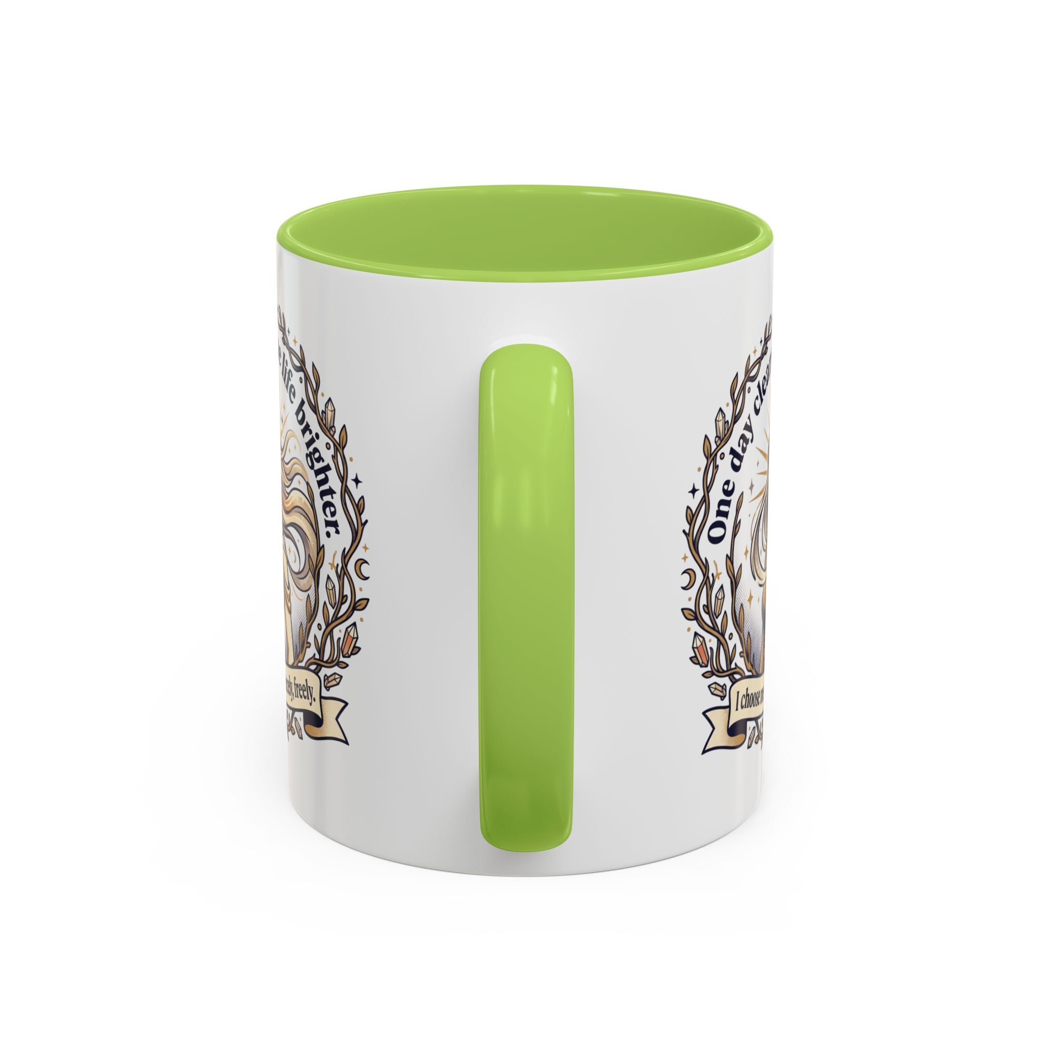Inspirational Feminine Coffee Mug – Motivational Quote Design
