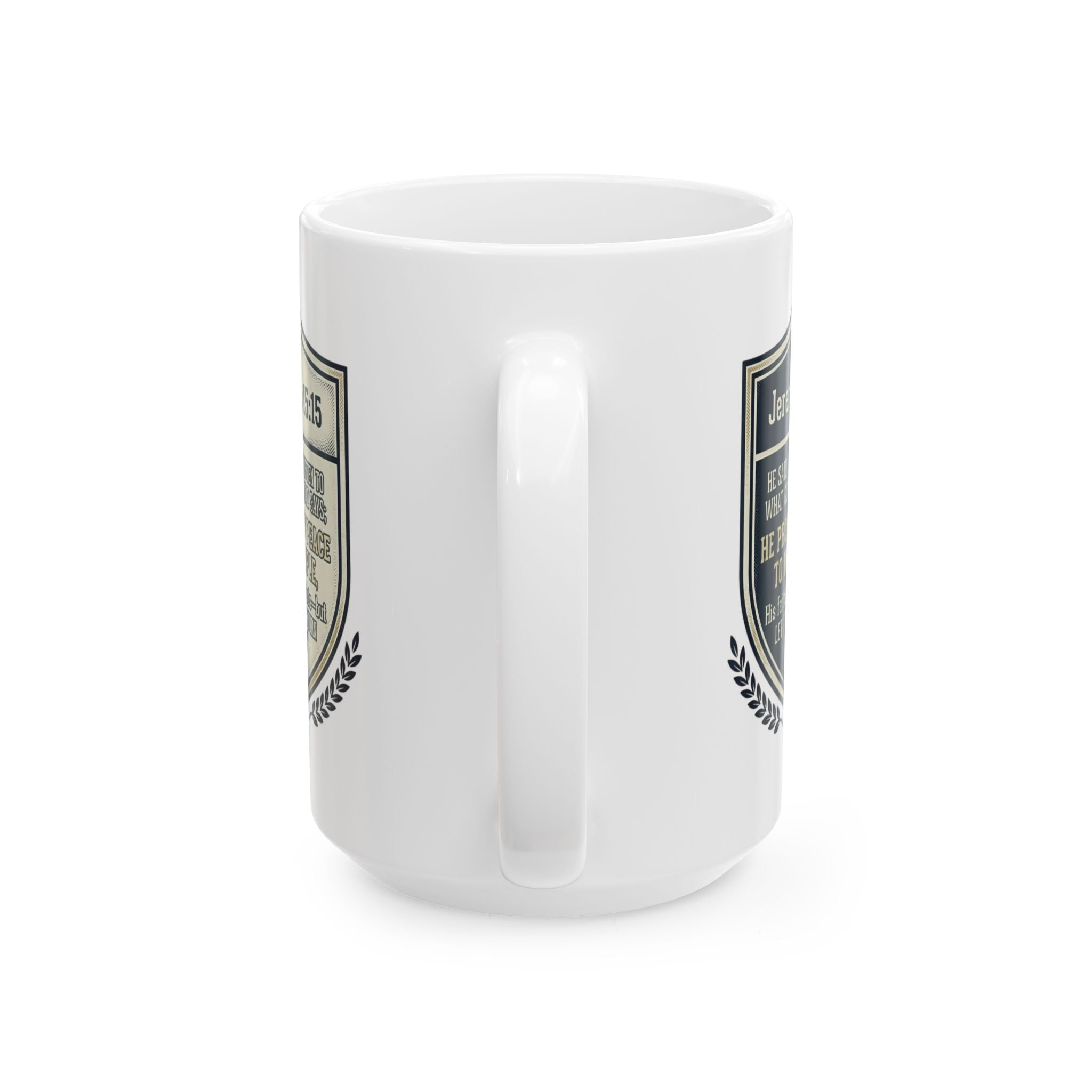 Inspirational Ceramic Mug – Uplifting Daily Verse
