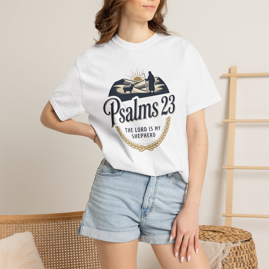 Psalm 23 Christian T-Shirt – Wear Your Faith Daily