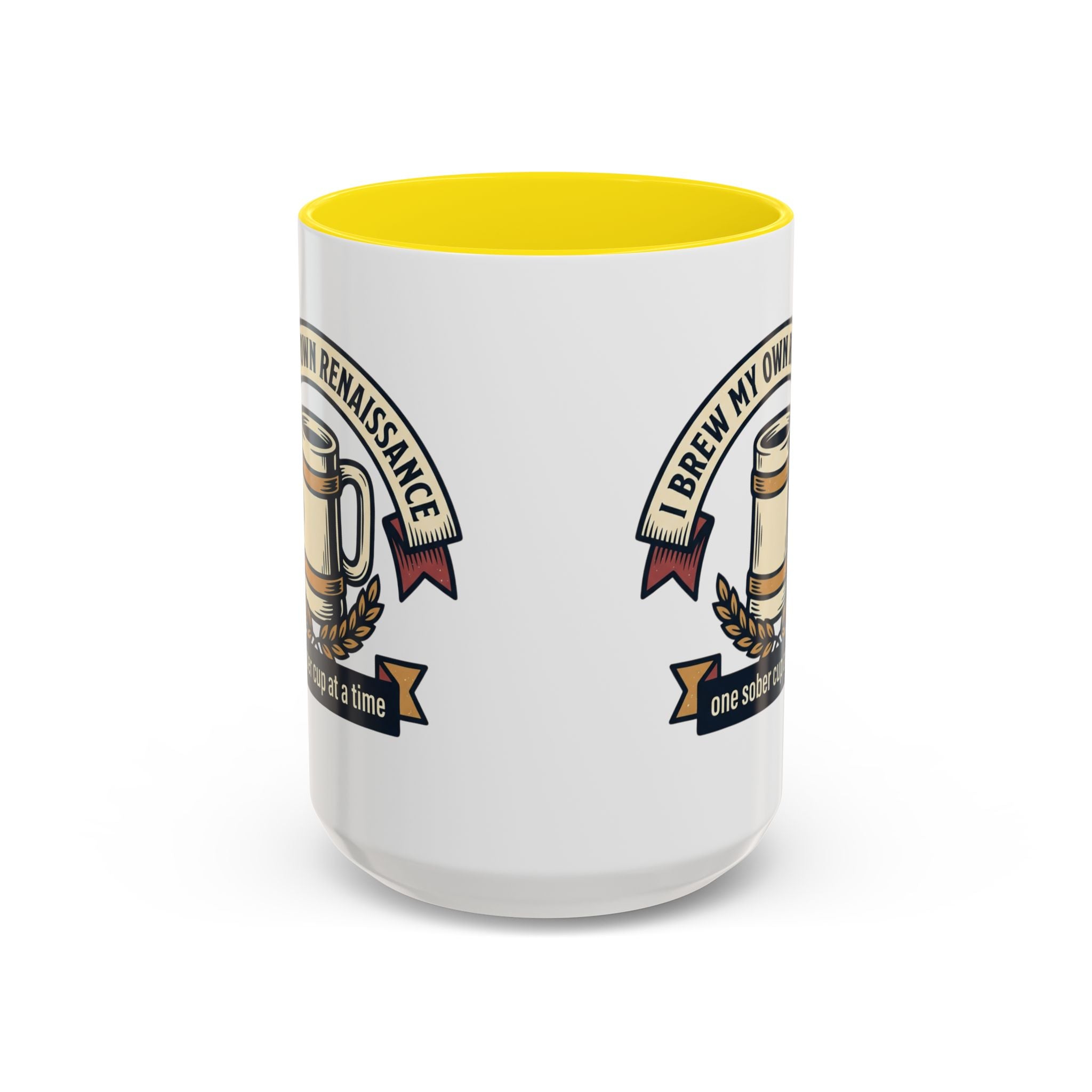 Sober Recovery Coffee Mug “I Brew My Own Renaissance”
