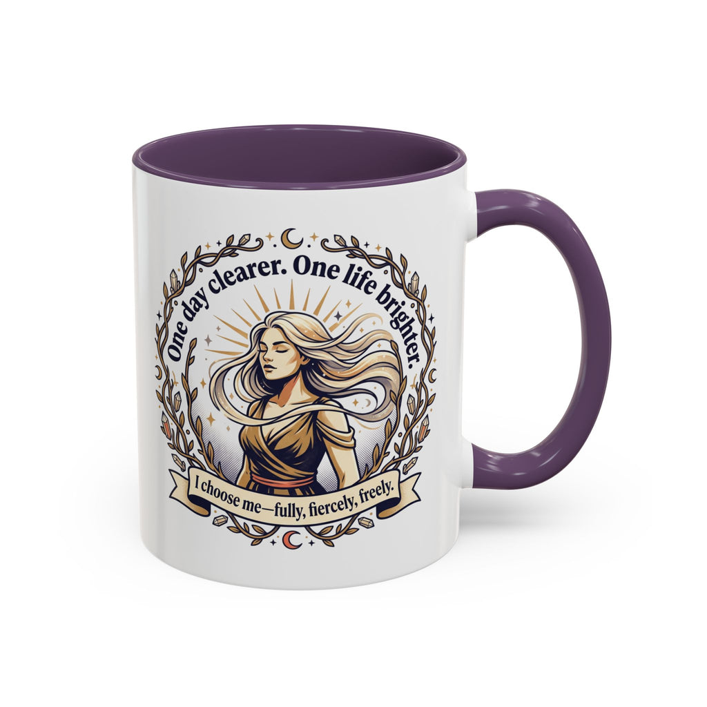 Inspirational Feminine Coffee Mug – Motivational Quote Design