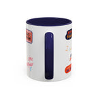 Motivational Sticker Collage Coffee Mug – Ceramic Accent