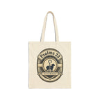 Psalms 23 'He Goes Where I Go' Yeshua Cotton Canvas Tote Bag