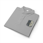 Embroidered Christian Polo Shirt – Vintage Shield Crest