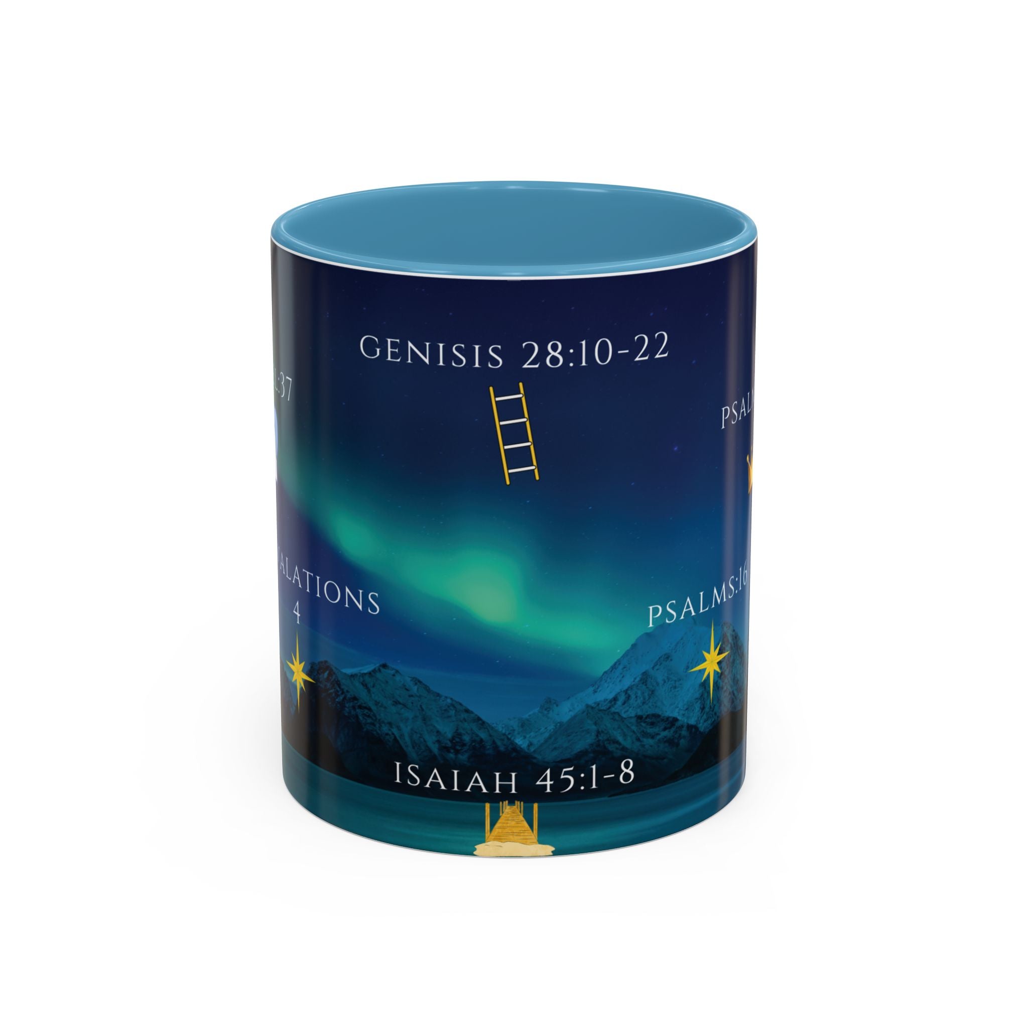 Inspirational Scripture Ceramic Coffee Mug With Verse