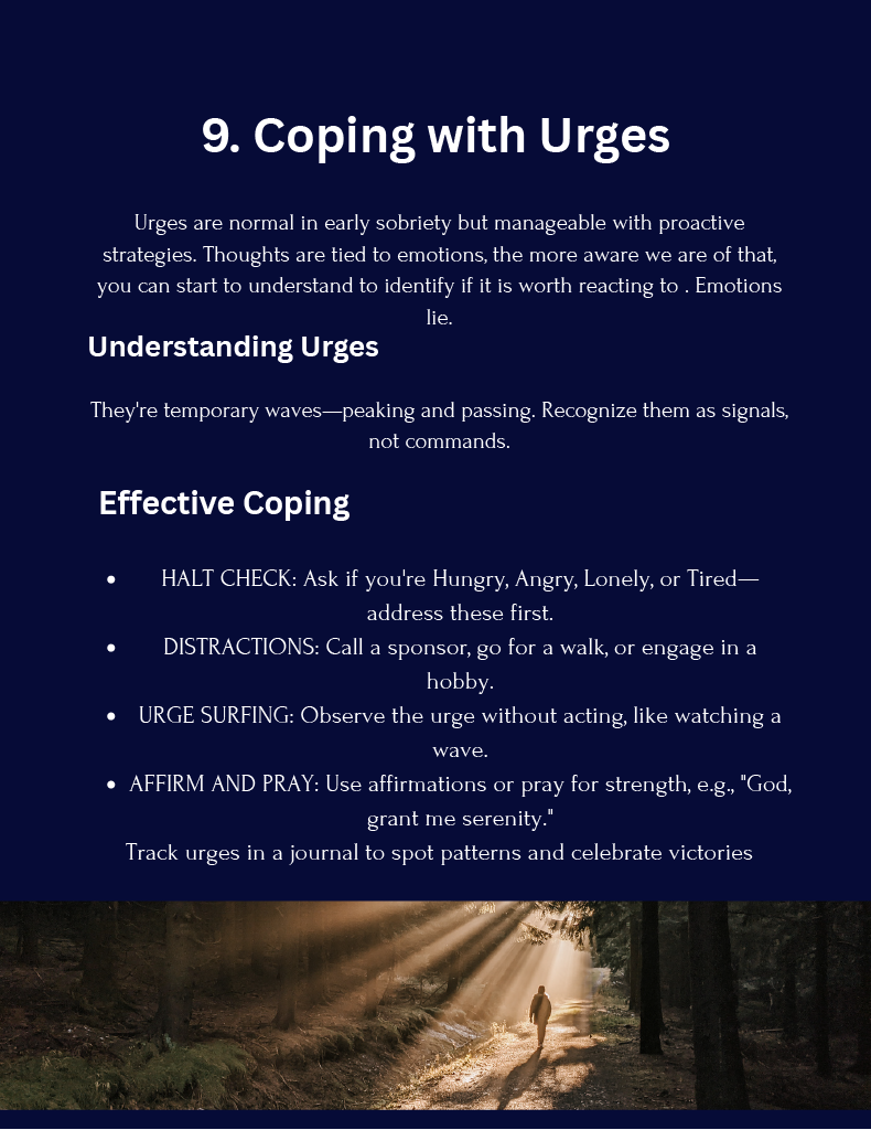 Path to Early Sobriety Spiritual Recovery Guide