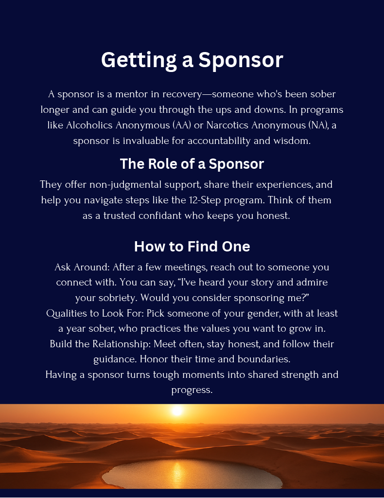 Path to Early Sobriety Spiritual Recovery Guide