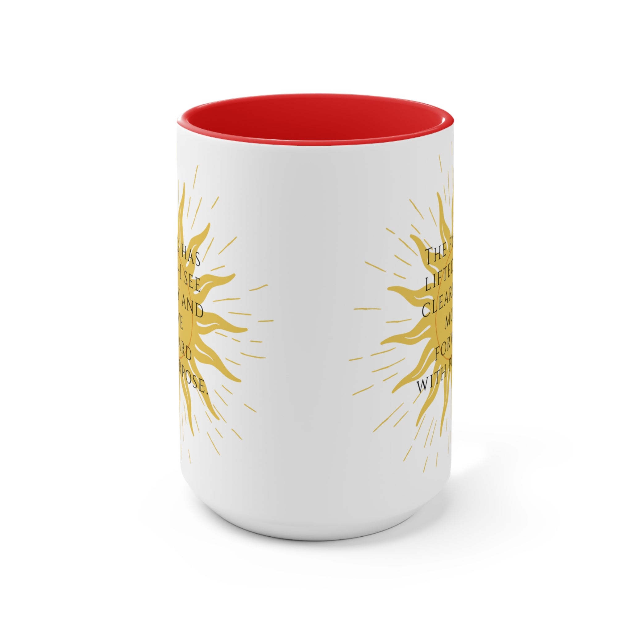 Sober Clarity Ceramic Accent Mug – Mindful Daily Reminder