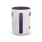Motivational Sticker Collage Coffee Mug – Ceramic Accent