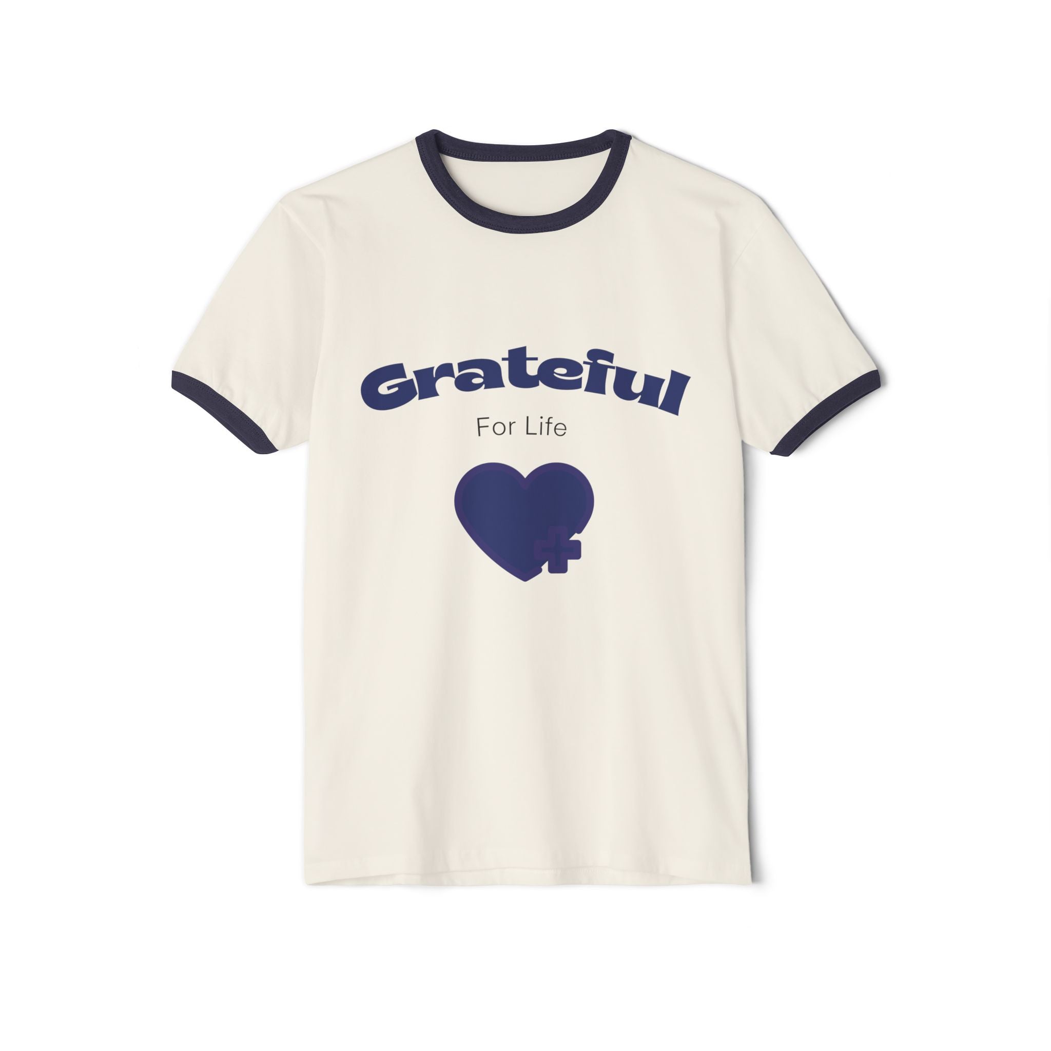 Love Your Life Ringer T-Shirt – Retro Inspirational Tee