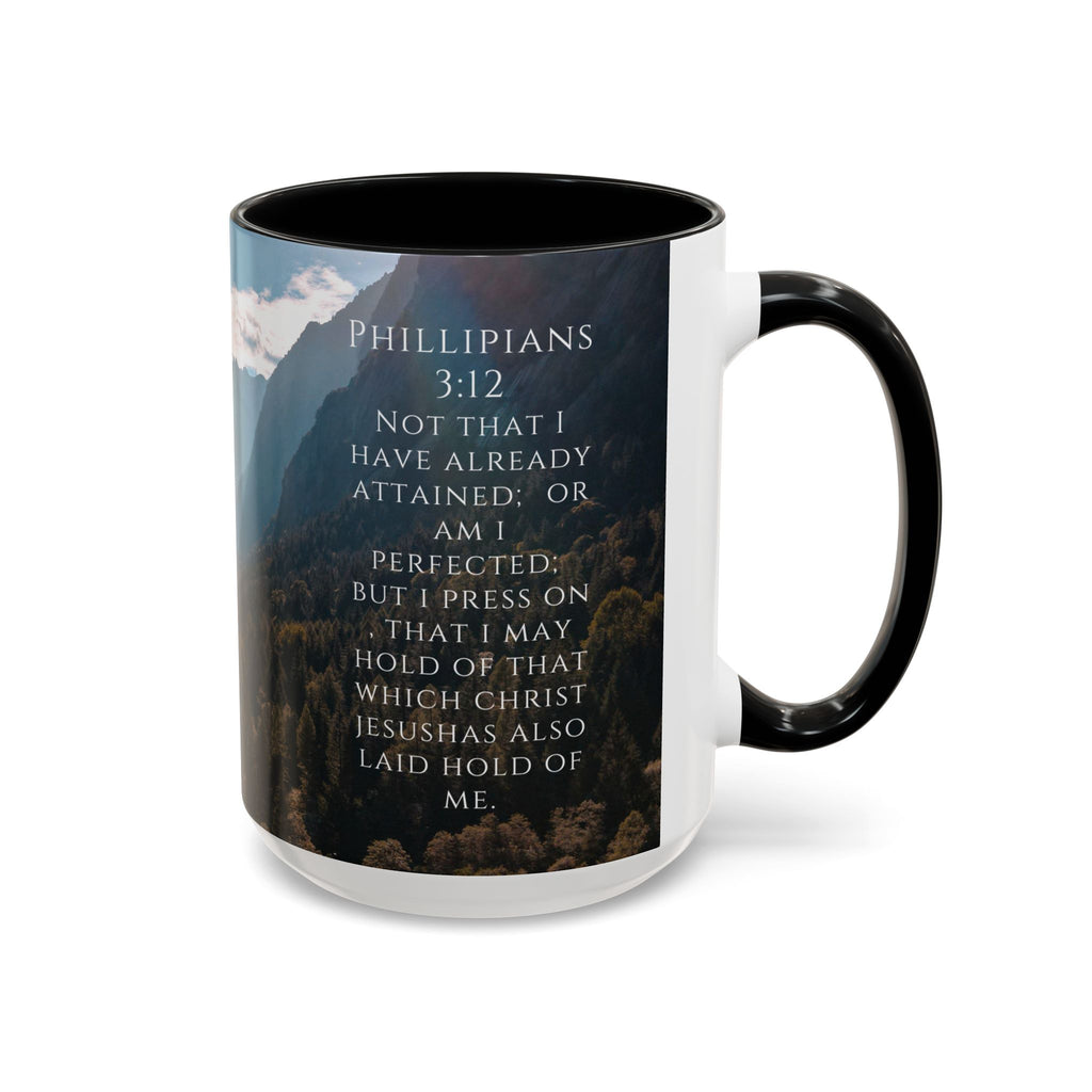 Philippians Bible Verse Mountain Mug – Ceramic Accent Cup