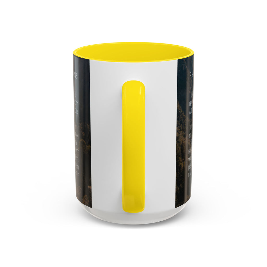 Philippians Bible Verse Mountain Mug – Ceramic Accent Cup