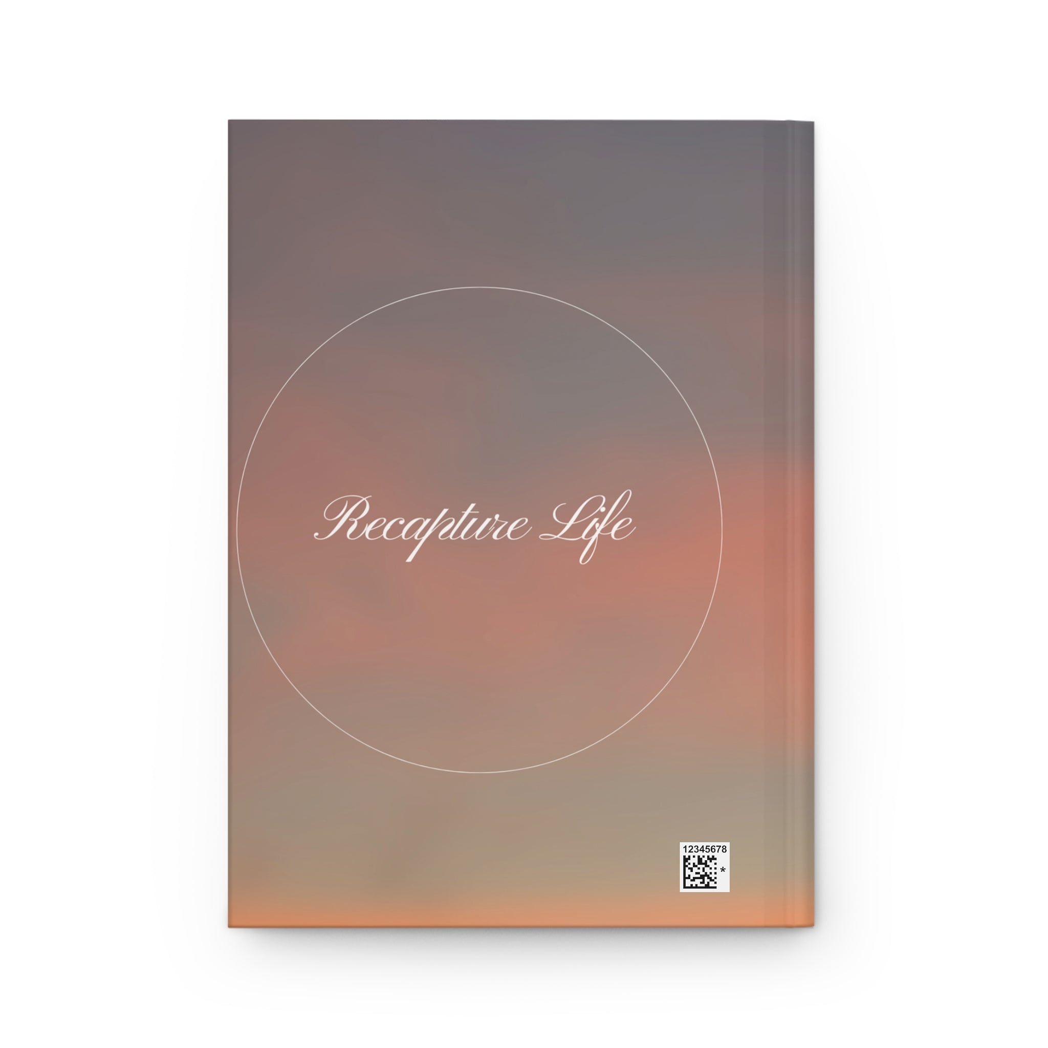 Recovery Hardcover Journal – Gentle Guided Writing Space