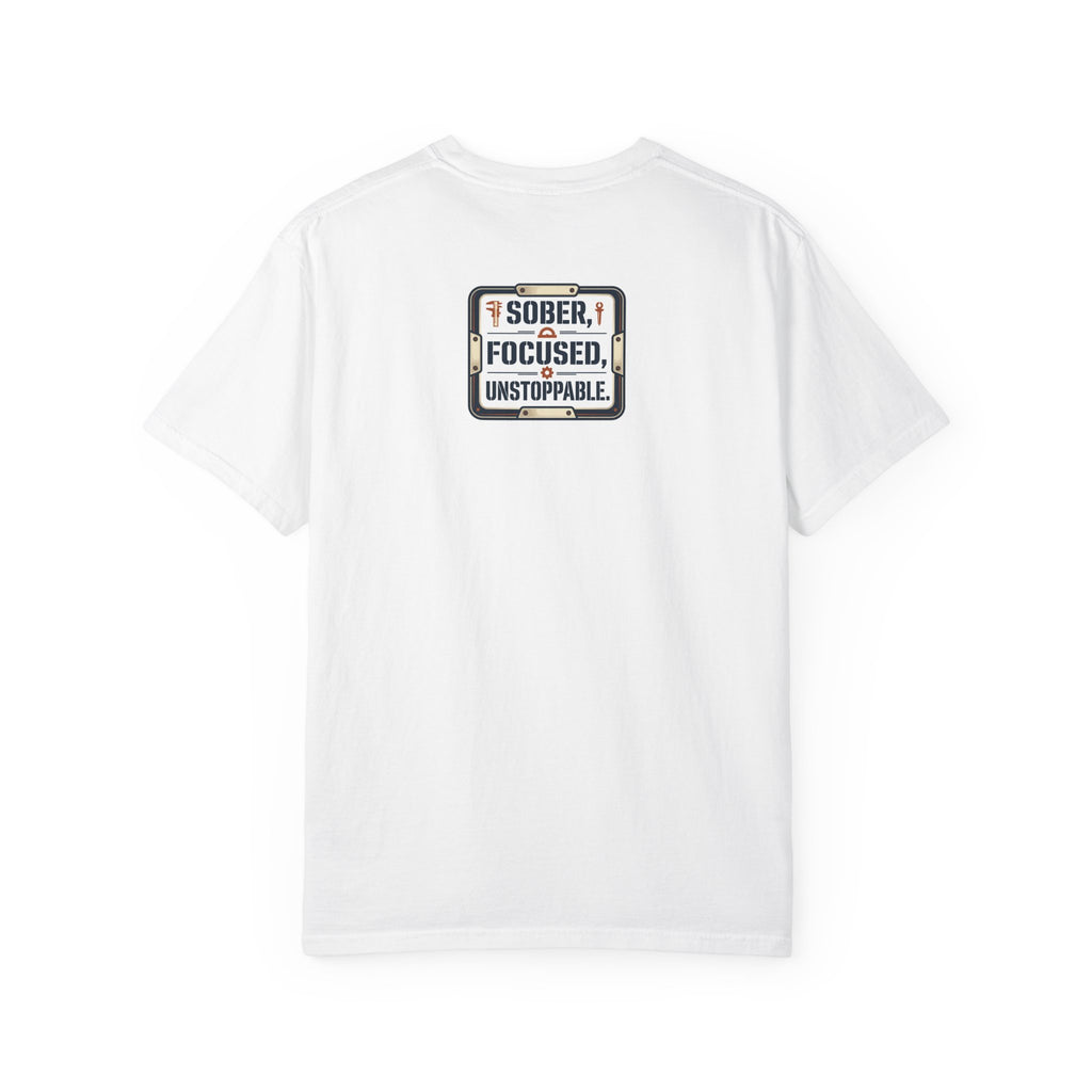 Sober Focused Unstoppable Graphic Tee – Relaxed Fit