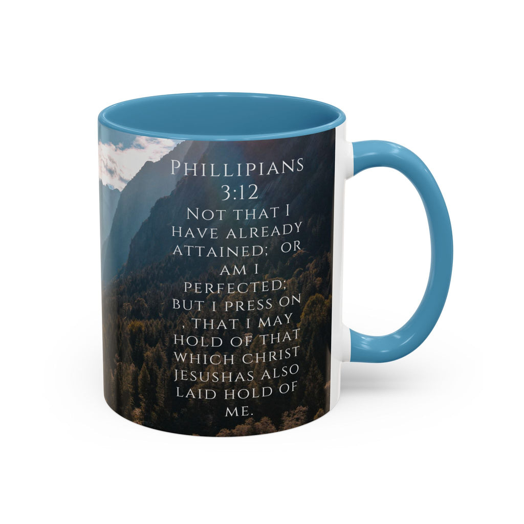 Philippians Bible Verse Mountain Mug – Ceramic Accent Cup