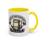 Sober Recovery Coffee Mug “I Brew My Own Renaissance”