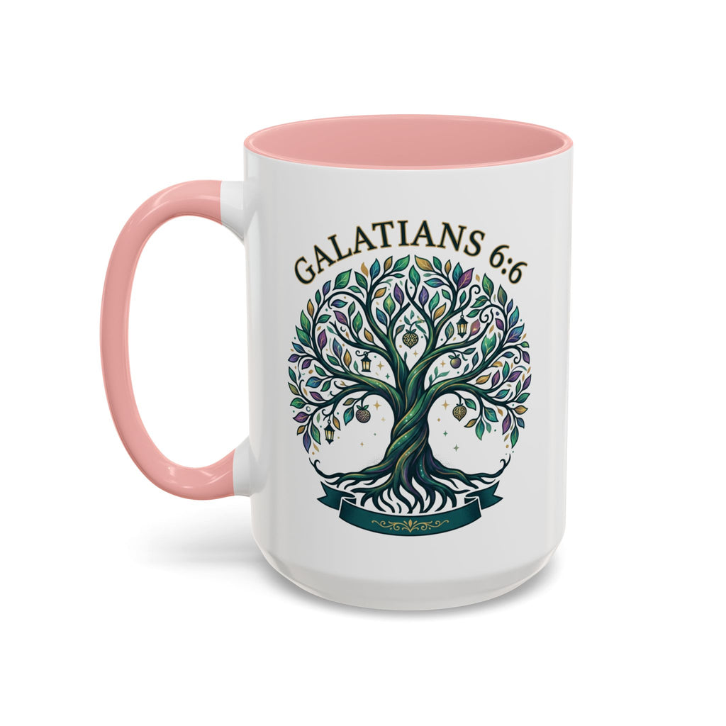 With Godliness There Is Contentment Christian Mug