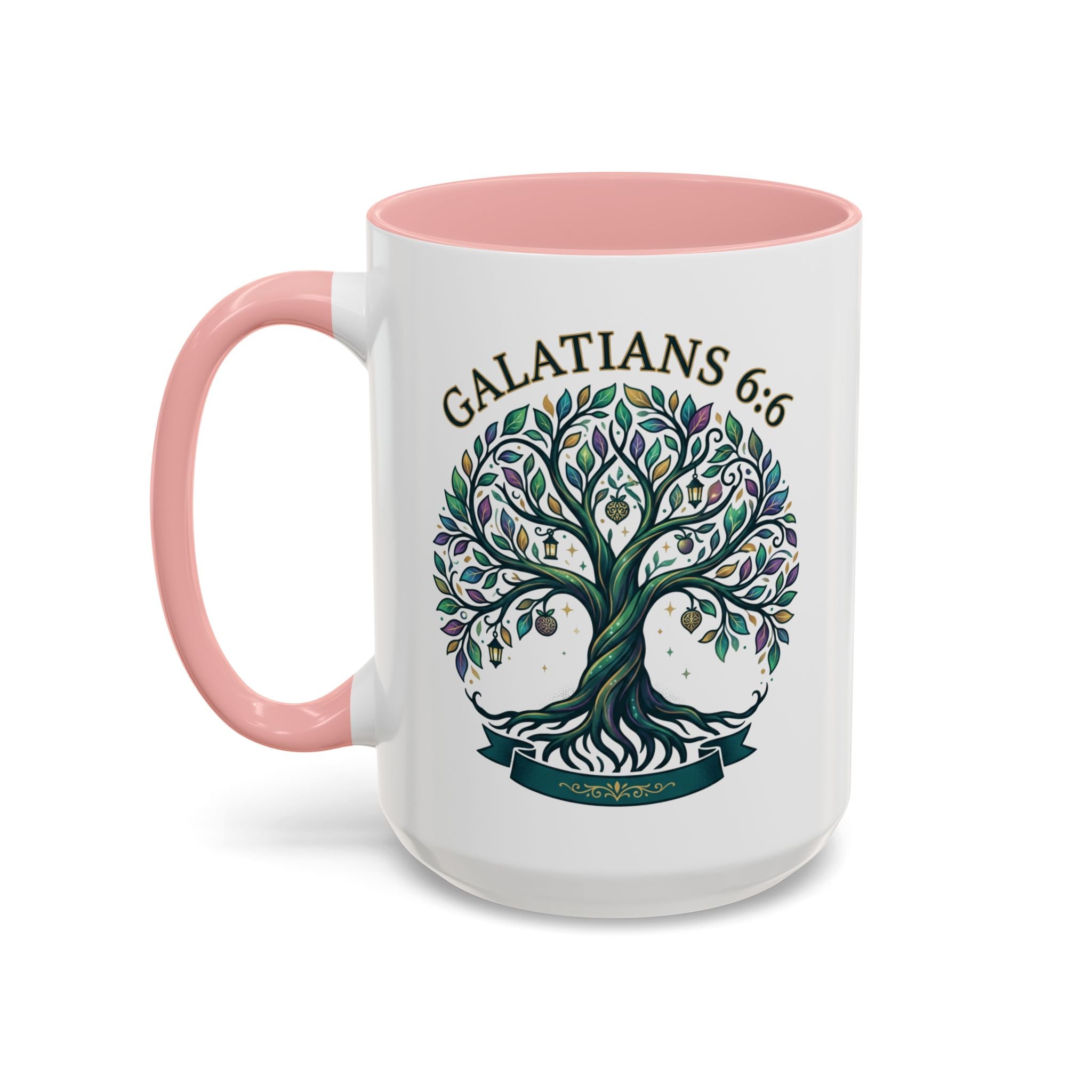 With Godliness There Is Contentment Christian Mug