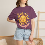 Sober & Grateful Heavyweight T-Shirt – Sunrise Graphic