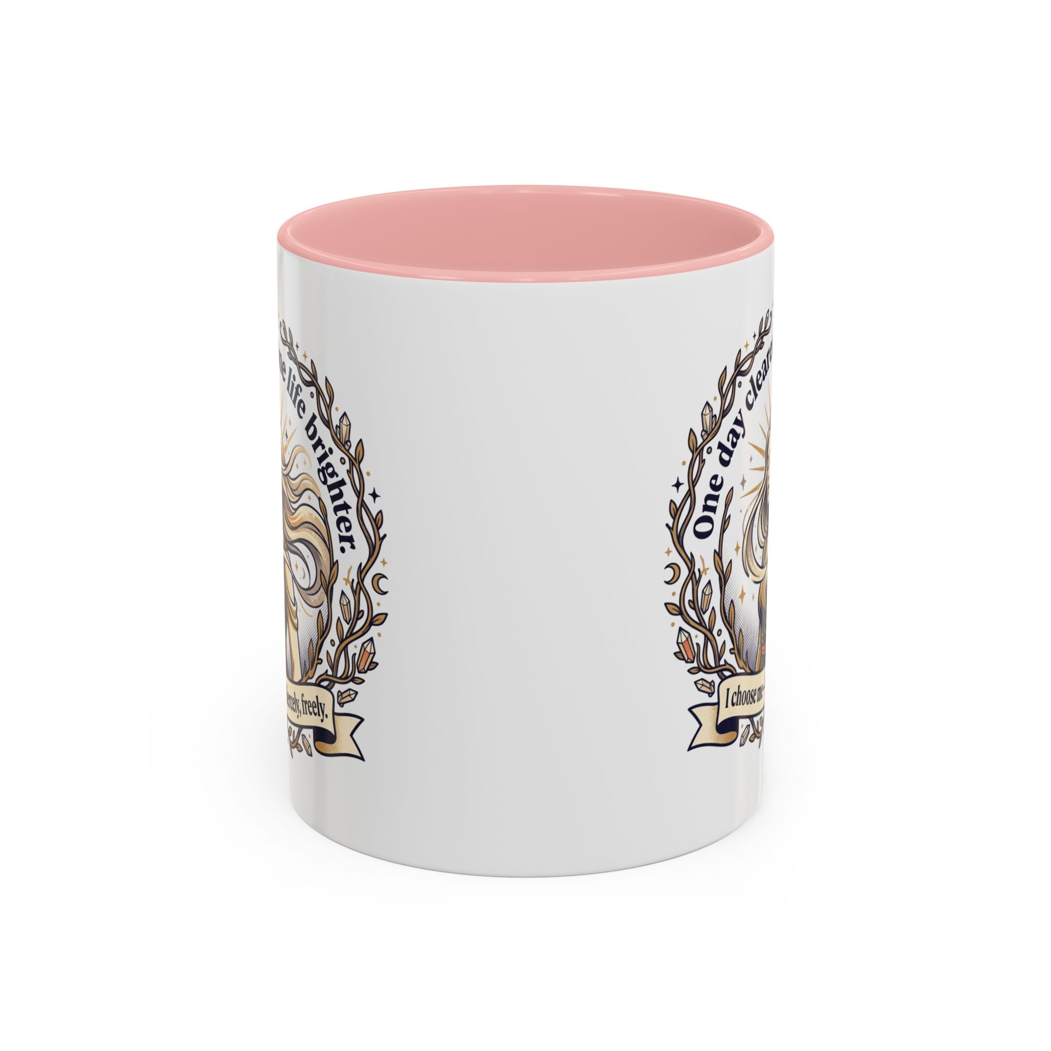 Inspirational Feminine Coffee Mug – Motivational Quote Design