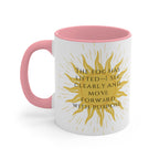 Sober Clarity Ceramic Accent Mug – Mindful Daily Reminder